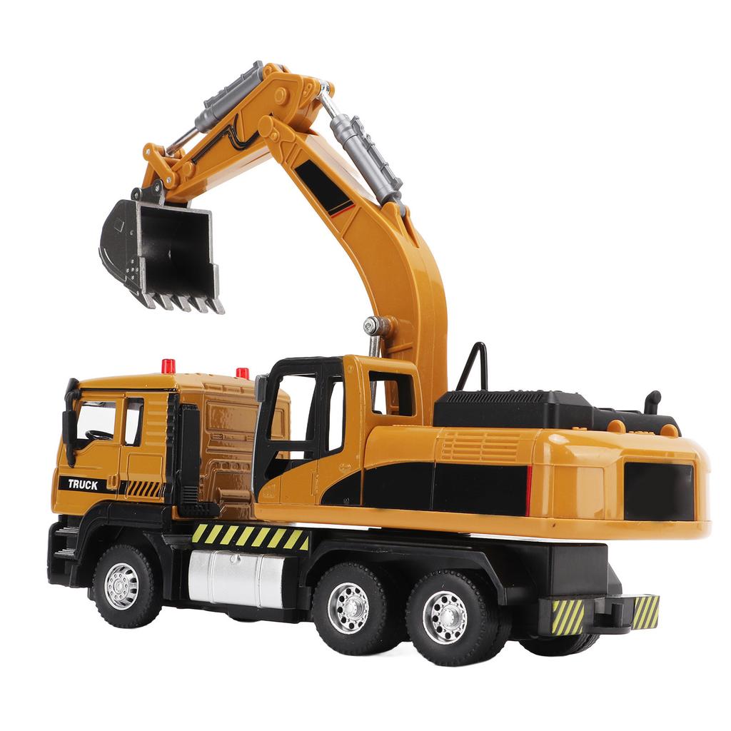 150 Engineering Excavator Model Alloy Pull Back Construction Vehicle Toy for Kids Boys Girls Gift