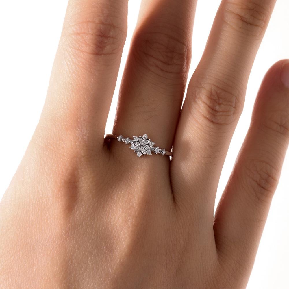 

S925 Silver Starry Sky Moissanite Ring Fine Jewelry Gold-plated 18k Suitable for Gift Giving Anniversary Birthday Gift 9 срібний