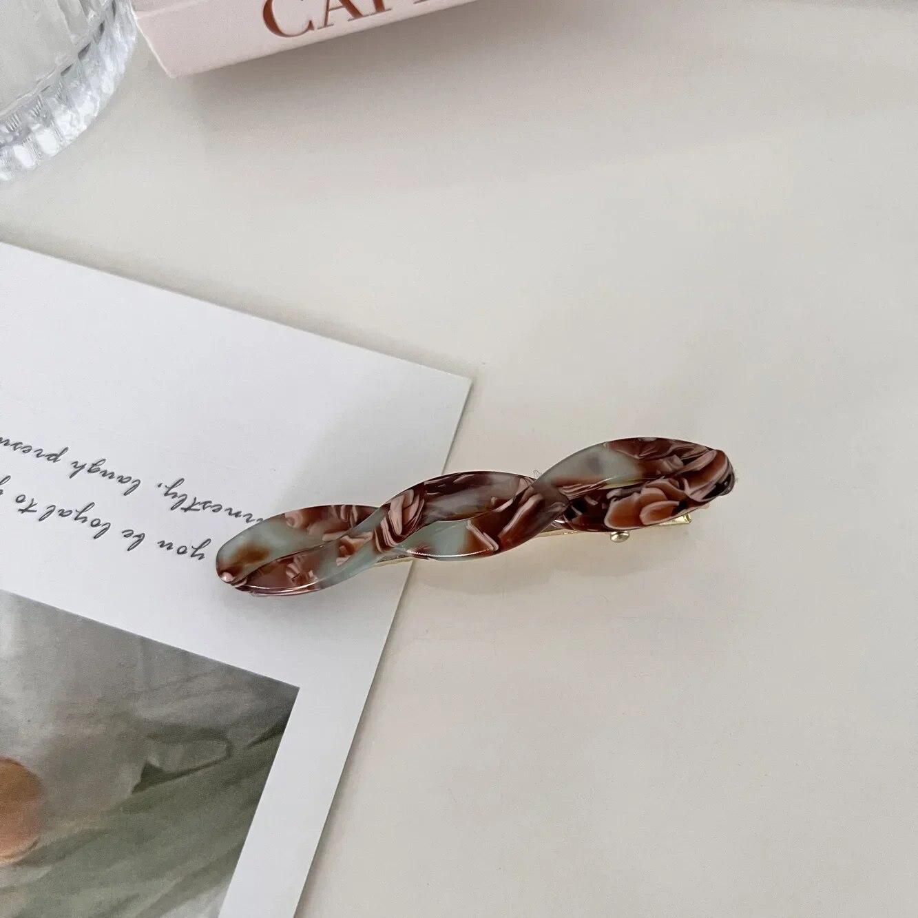 

Простая заколка для волос из ацетата, заколка для волос, женские аксессуары для волос, ювелирные изделия, корейские женские заколки, заколка для волос, головной убор для девочек