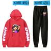 Merchandising Anime Aphmau Stampe Felpe Set Uomo Donna Tute Set Felpa Casual + Pantaloni Set 2pz Streetwear Felpe Oversize