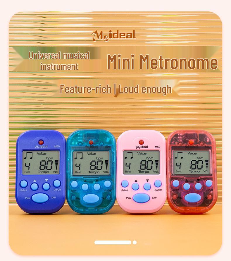 Wonderful M50 Mini Metronome: Electronic Rhythm Keeper for Piano, Guitar, Violin, and Guzheng.