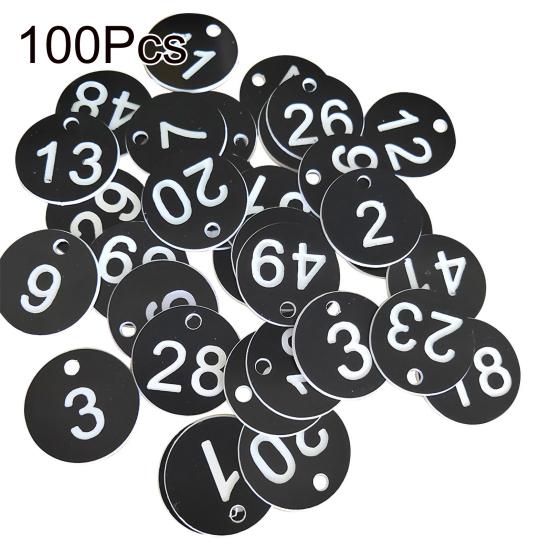 100Pcs Beehive Tag Waterproof Identification Round 1-100 Numbered Mark Label Beekeeping Supplies