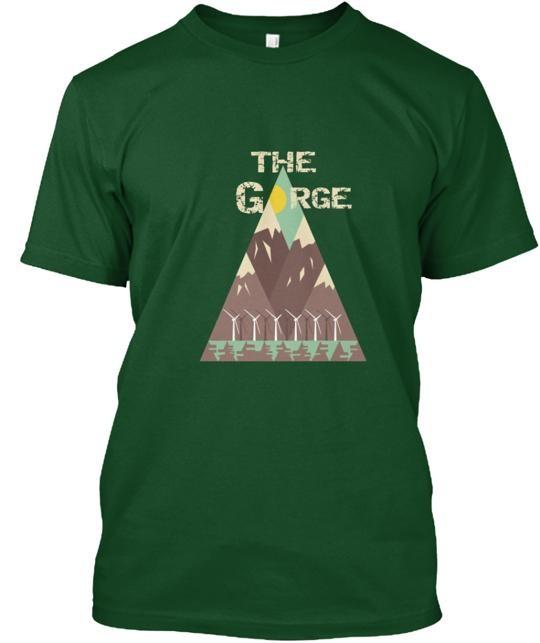 The Gorge T-Shirt Made In the USA Size S To 5XL