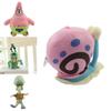 Cute Short Plush Cartoon Octopus Crab Starfish Snail Spongebob Series Toy Set