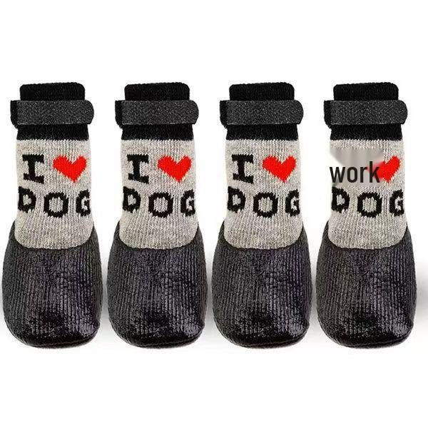Waterproof Non-Slip Dog Shoes for Medium & Small Breeds