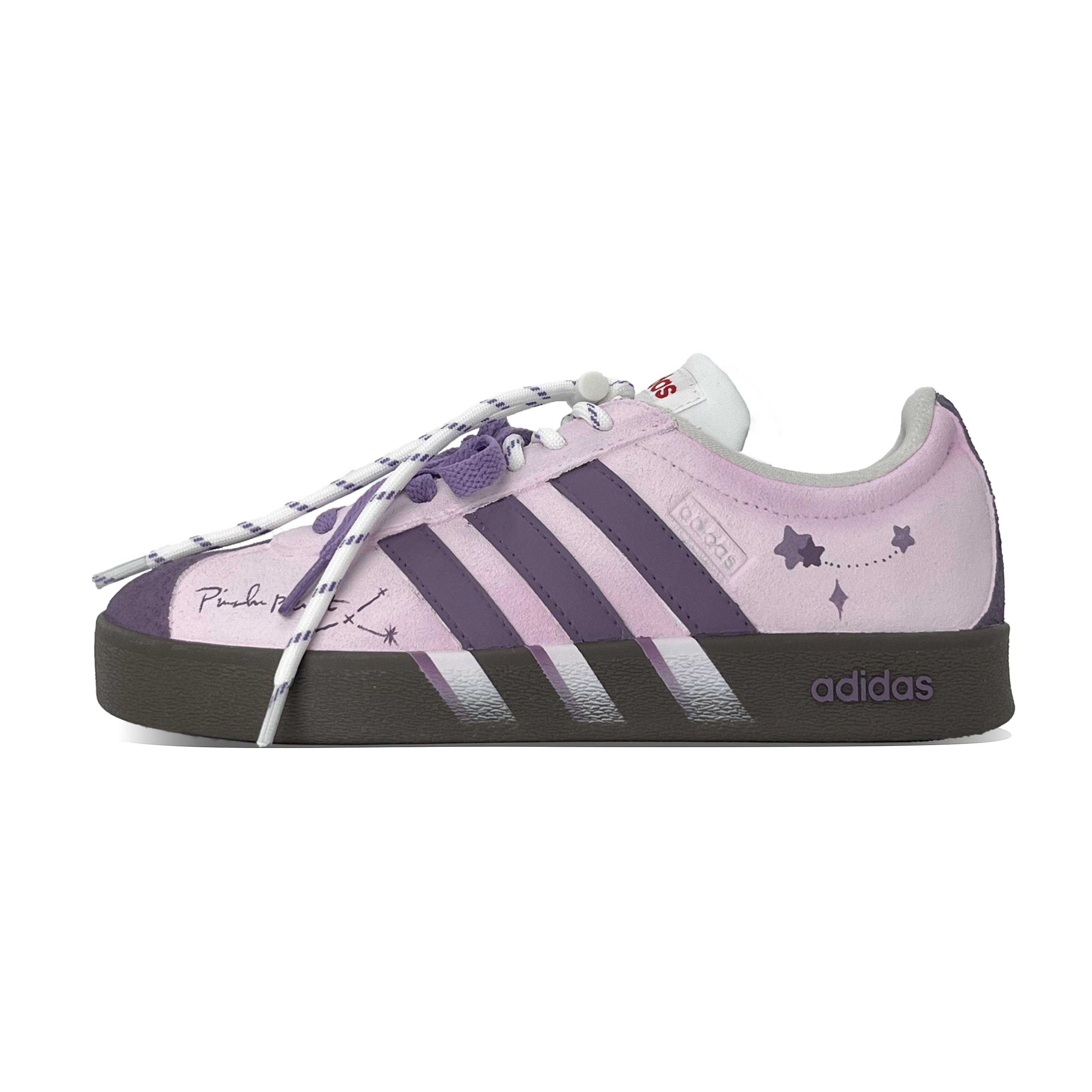 

Adidas VL COURT 2.0 Skateboard Shoes Unisex Low Top Purple HQ1802(Team1047-) 36