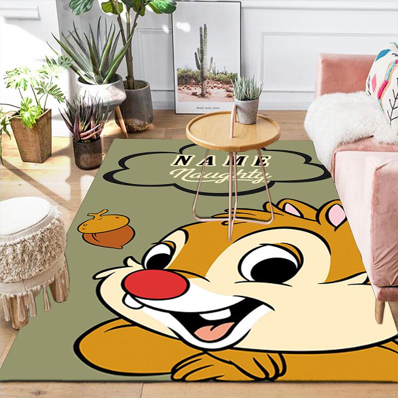 Custom 1Pc Chip Dale Adventure Rug Office Carpet Indoor Outdoor Entrance Doormat Nonslip Soft And Comfortable Living Room D91619