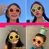 Children's Sunflower Sunglasses - Cute Flower Glasses for Birthday Parties and Kindergarten Graduation Photos