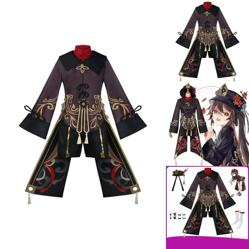 Eye-catching Genshin Impact Hutao Cosplay Costume Chinese Style Costume For Halloween Cosplay