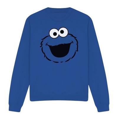 Sesame Street Moletom Unissex Adulto Rosto Monstro dos Biscoitos