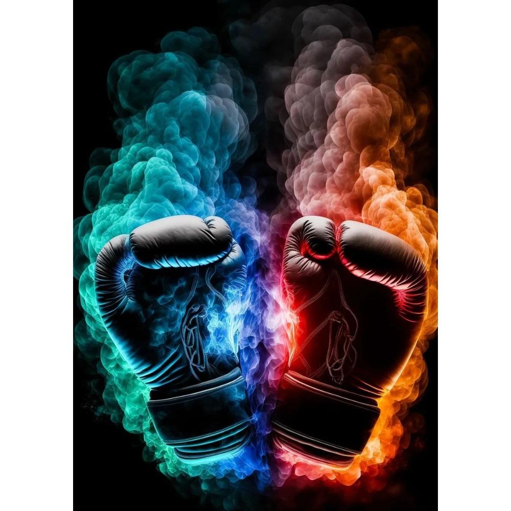 

Винтажные боксерские перчатки Холст Живопись Искусство Постеры Принты Боксерский Зал Клуб Фон Настенный Декор Декор Комнаты Мальчика Картина Cuadros 21X30cm No Framed