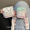 Ins Early Spring Plaid Floral Bow Applicable Airpods4 Apple Protective Case Bluetooth Airpodspro2 Earphone Case 3 Generation