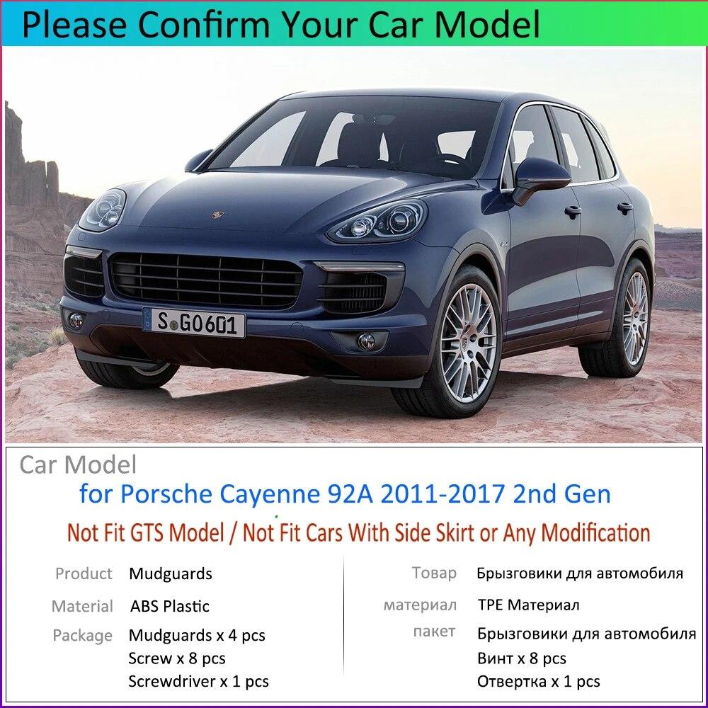 Für Porsche Cayenne 92A 2011 ~ 2017 2012 2013 2014 2015 2016 Auto Kotflügel Kotflügel Schmutzfänger Schutz Splash Flap auto Zubehör