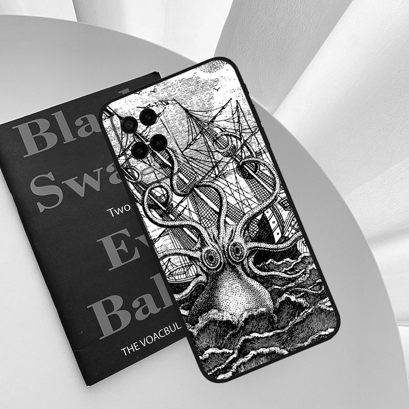 

Marine Life Ocean Octopus Case For Oppo A58 A78 A98 A15 A16 A17 A52 A72 A76 A96 A54 A74 A94 A57 A77 A54S A57S Cover OPPO A98 5G
