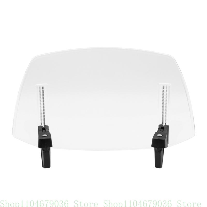 Универсальный спойлер для ветрового стекла мотоцикла, регулируемый воздушный дефлектор, универсальный модифицированный ветровой экран для мотоцикла, легкий