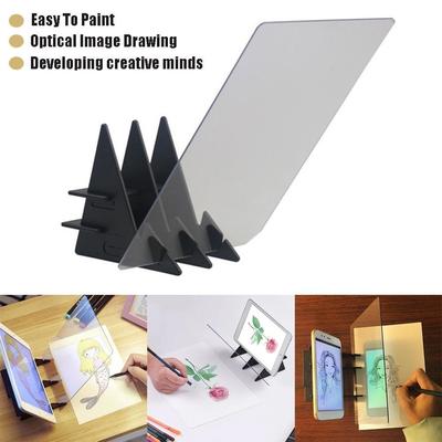 Plastic Sketch Drawing Board Mirror Plate Optical Image Drawing Projection Copy Drawing Board