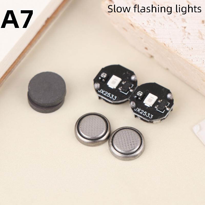 2ks LED Světlo Mikrovlnný Magnetický Spínač Osvětlovací Čip Animace Ruční Výroba Plus Světelný Model Hračka Bezdrátová Lampa