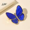 Decorative Butterfly Jewelry Brooch Pin, with Strong Buckle Design, Fine Electroplating Resistant to Fading Electroplated Alloy Brooch, Elegant