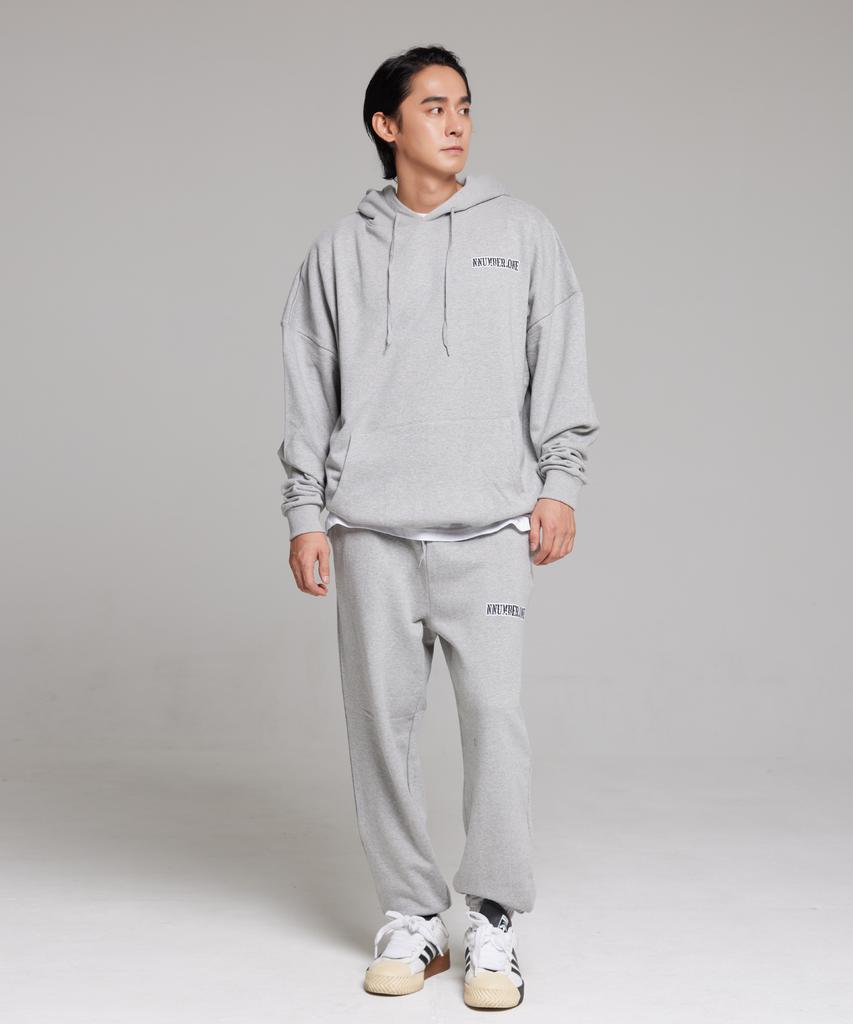 CREAM SODA LAB Lab Nno1 Logo Training Jogger Pants Gray