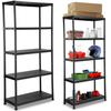 Plastic Warehouse Shelf for Garage, Basement, Pantry Strong 5 Shelves 250 Kg