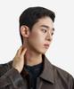 BUCKLE DOWN Simple Overfit 2-Way Zip-Up Double Pocket Pu Leather Jacket (Brown)