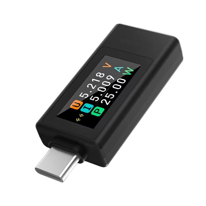 A25F-KWS-1902L Multi-Function USB Type-C Tester 4 To 30V Voltage Ammeter Power Meter 12A Maximum Current Storage Capacity