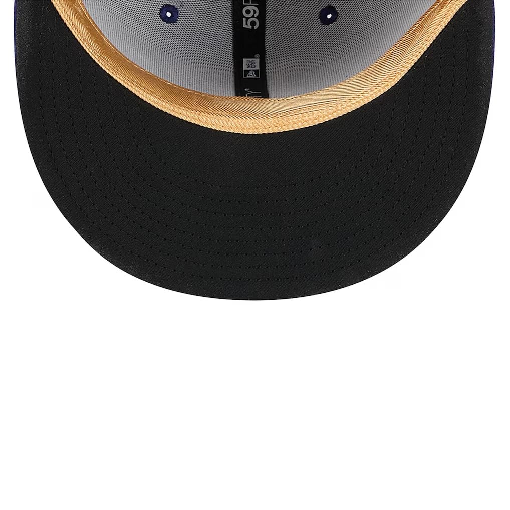 Los Angeles Dodgers World Champion Commemorative 59FIFTY Cap, Gold/Royal, Size7 3/4 [Item]