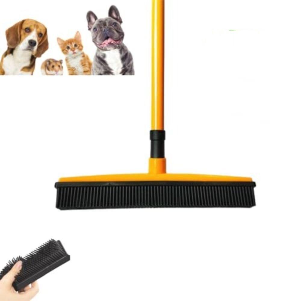 Telescopic Bristles Carpet Broom Hair Lint Removal Magic Clean Sweeper  for Dog and Cat Hair