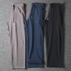 340g Terry Cotton Spring and Summer Unisex Loose Straight-Leg Knit Sweatpants Solid Color Stretchy Sports Casual Long Pants