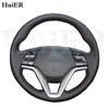 Hand Sewing Steering Wrap Protector Microfiber Leather Car Steering Wheel Cover For Hyundai Tucson 3 2015 2016 2017 2018 2019