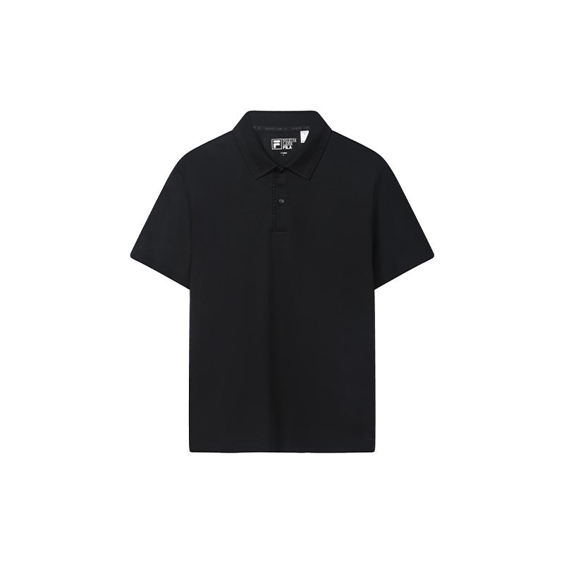 FILA White Simple Casual Fitted Short Sleeve Polo Shirt Men tops F11M633114FBK M