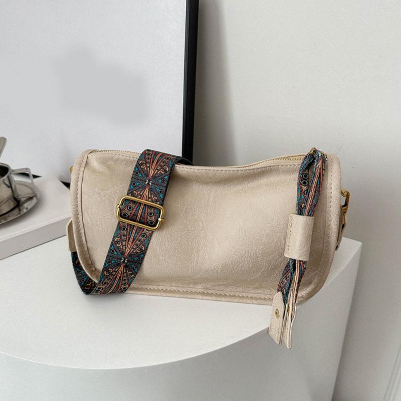 Женская сумка через плечо в стиле ретро с графическим узором — фото 9