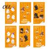 Festive Party Supplies for Halloween Castle Pet Static Cling Window Stickers, Spooky Bat Pumpkin Easy Peel Stick Wall Art Floral Glass Decals,