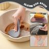 Food Grade Double-sided Multifunctional Silicone Cleaning Brush Powerful Stain Removal Quick Drying Scratch Resistant Accessorie