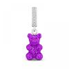         Nostalgia Bear Magenta Pave Connector Silver                         