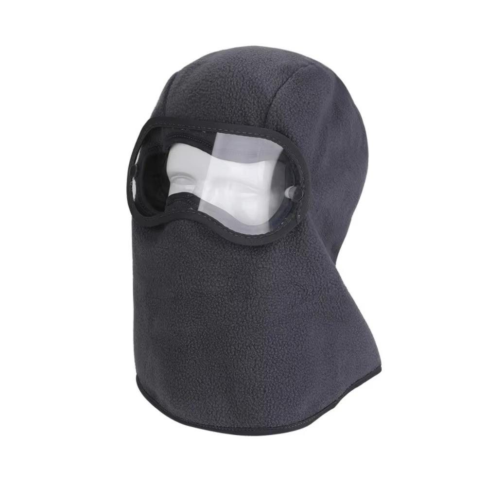 Windproof Fleece Balaclava Hat Warm Mask Hood Beanies Fashion Winter Cycling Goggles Hood  Autumn