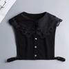 Fashion Fake Collared Shirt Lace False Collar Woman Vintage Detachable White Collar For Sweater Blouse Half Shirt Accessories