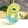 Creative Design Cactus Digital Candle Birthday Candle Party Festive Cake Decoration Atmosphere Props