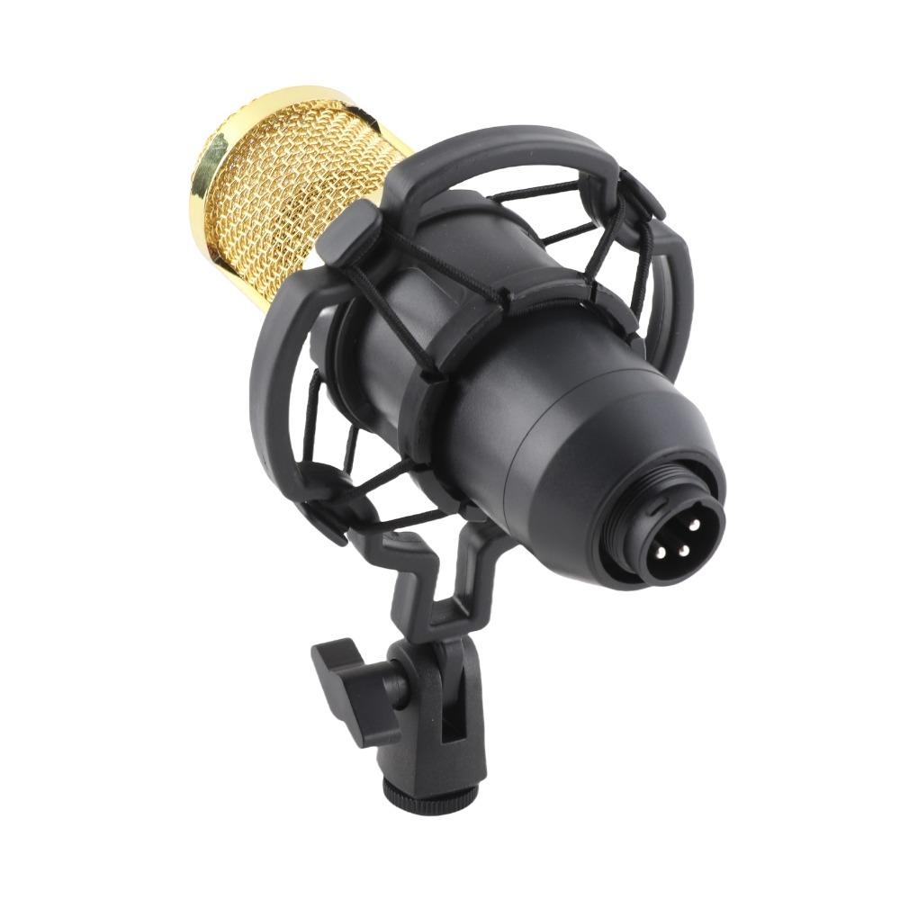 

Professional for BM800 Microphone 3pin XLR to 3.5mm Broadcast Mic Live Broadcast золотий/чорний