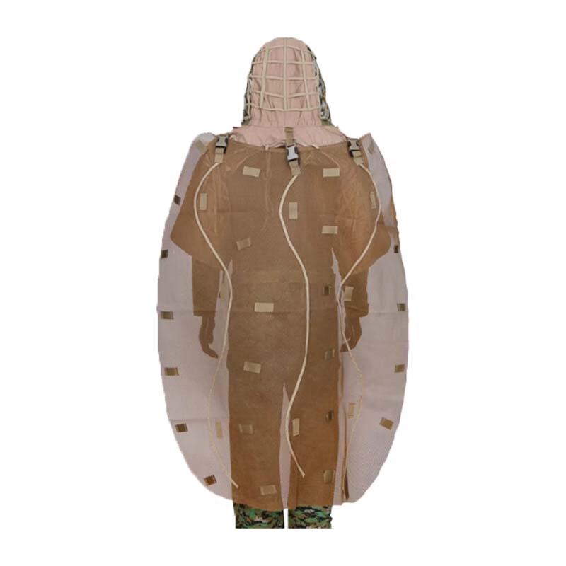 Tactical Camouflage Ghillie Suit with Cape