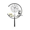 New Chinese Style Wall Clock Silent Modern Home Decor for Living Room Dining Room Elegant Vintage Design Gift