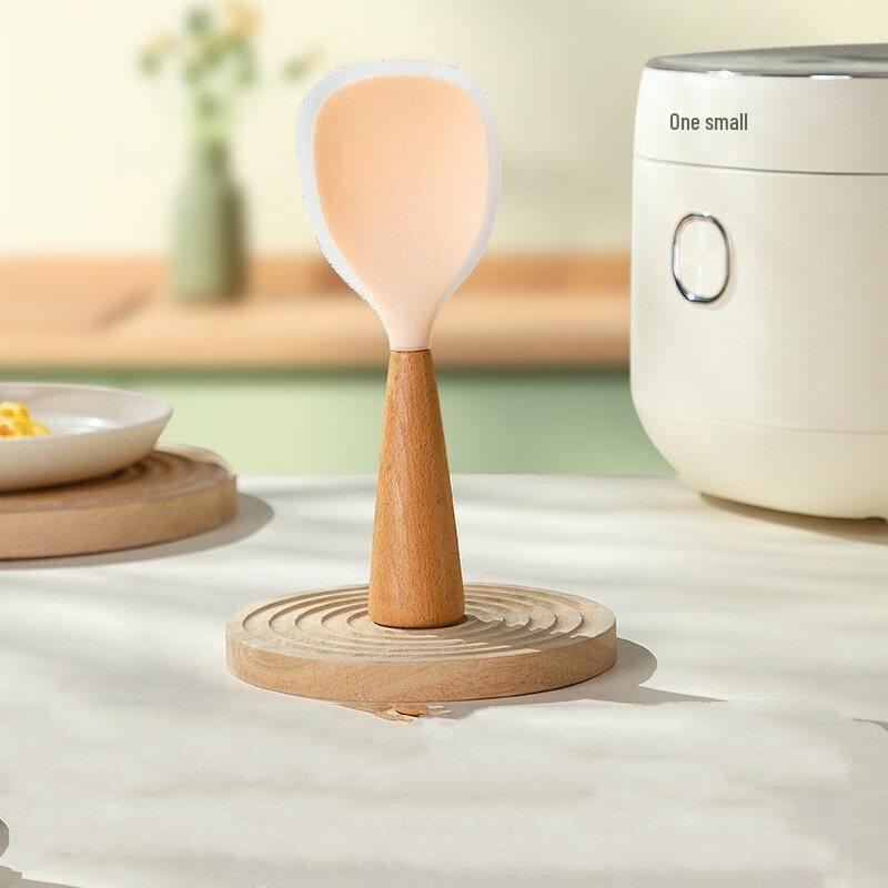 ZISIZ Silicone Standing Rice Spoon