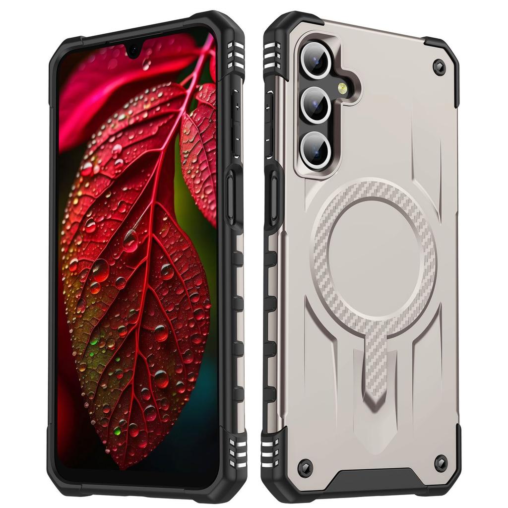 For Samsung Galaxy A56 5G/A36 5G Case Compatible with MagSafe Four Corner Airbags PC+TPU Phone Cover