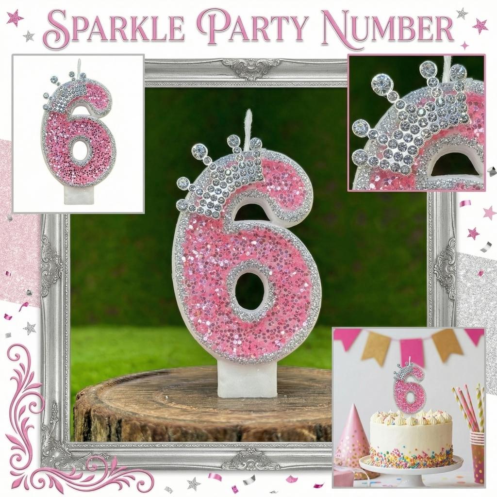 Fashion Cartoon Creative Birthday Candles Party Digital Candles