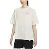 Nike Sportswear Drop Shoulder Sleeve T Shirt Women's Sail White HJ9427-133