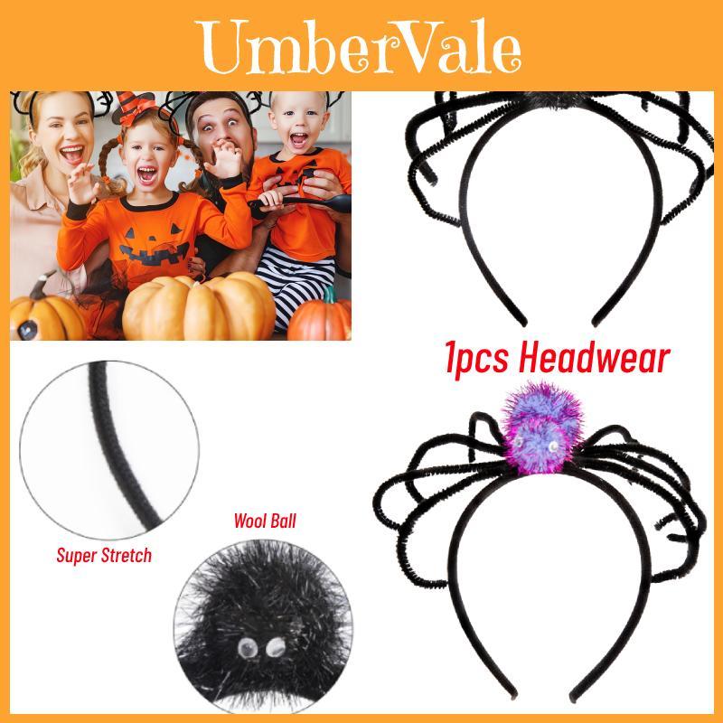 Halloween Spider Headband Hair Band Headwear Headdress Costume Accessory Cool And Unique Halloween Spider Design