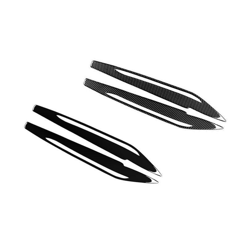 Per BMW X5 F15 X6 F16 2014 2015 2016 2017 2018 Styling Auto Esterno Copertura Adesivo Palpebra Sopracciglio Faro Anteriore Nero
