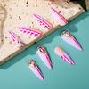 Wearable Manicure False Nail Length Press on Nails Fashion Nail Tips  Women