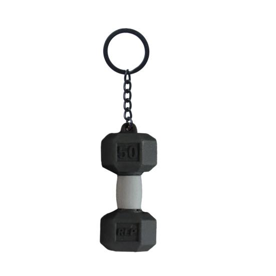 Sports Keychain Pendant Decorative Kettlebell Dumbbell Design Keyring Car Keys Bags Backpacks Accessory