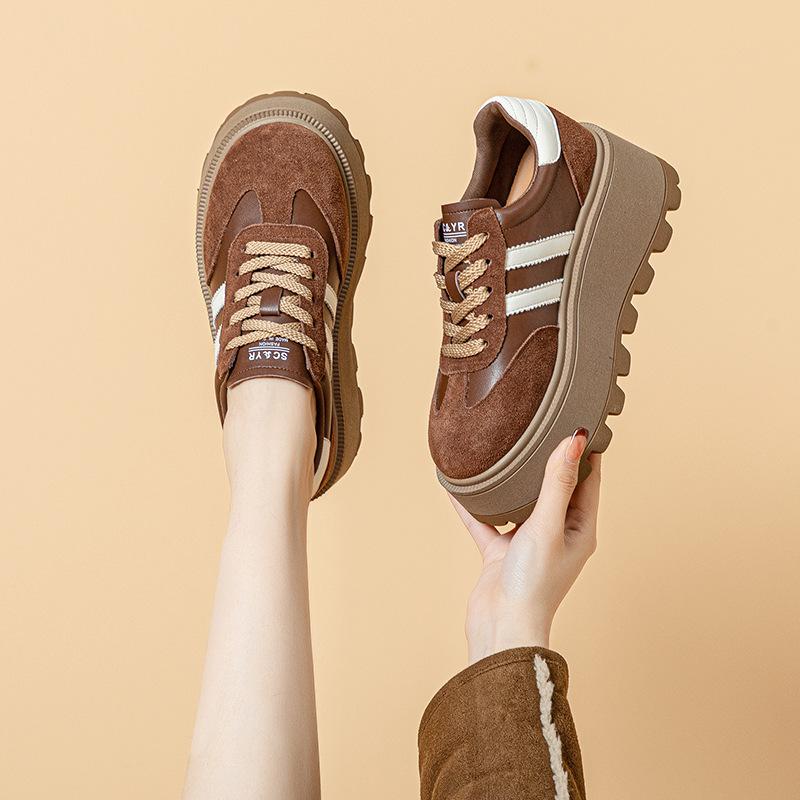 Women's Shoes Autumn Casual Platform Shoes Student Sports Shoes Women's Trend High-value Women's Shoes